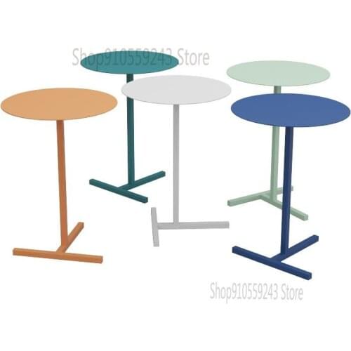 Nordic Small Coffee Table Table Modern Minimalist Small Apartment Ins Wind Light Luxury Designer Side Table Cabinet Small Round