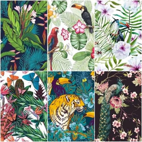 GATYZTORY Framed Painting By Numbers Butterfly Tiger HandPainted Animal Paint Kits Hand Painted Unique Gift Modern Home Wall Art