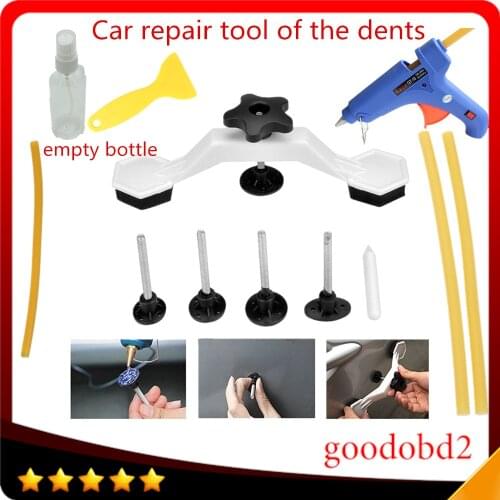 Car Dent Repair Hand Tools Set Plastic Bridge Pulling Dent Remover with Glue Gun+3x Glue Stick