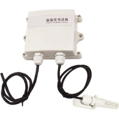 Taidacent Wall Mounted Outdoor RS485 Modbus Temperature Humidity Sensor Transmitter Plants Industrial Moisture Sensor Controller