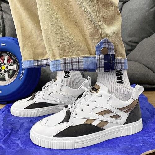 2021 New Style Mens Shoes Korea Fashion Shoes Canvas Shoe Male Students Leisure Sports Board Shoe Mens Hong Kong Fashion