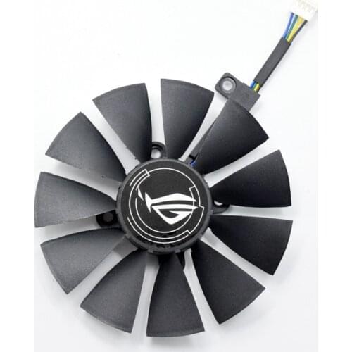 For ASUS GTX980Ti R9 390X 390 GTX1070 87MM PLD09210S12HH T129215SM 4Pin Graphics Card Cooling Cooler Fan