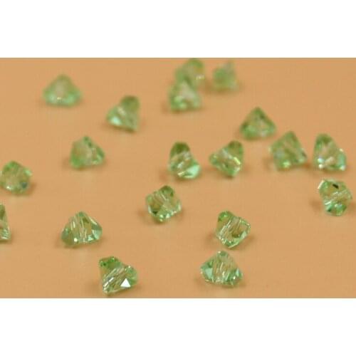 Wholesale 6mm 100pcs Triangle Austria Crystal Beads For Jewelry Making DIY Handmade Bracelet