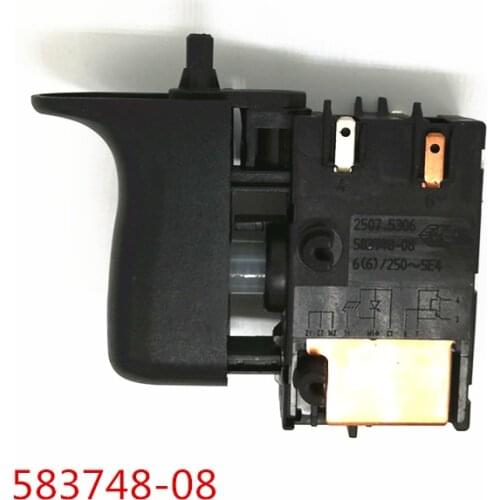 Switch 583748-08 For DEWALT D25203 D25304 D25213 D25313 D25313K D25314 D25314K D25201K 58374808 D25303 Power Tool Accessories