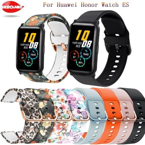 Soft Silicone 20mm WatchBand Strap For Huawei Honor Watch ES Original Smartwatch Bracelet Wristband For Amazfit GTS 2 /GTR 42mm
