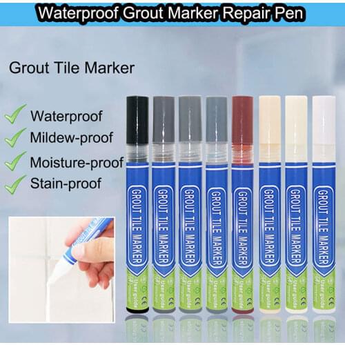 4ml Tile Beauty Styling Pen Bathroom Waterproof Grout Marker Home Repair Pen Bathroom Tile Paint Cleaner клей для керамики белый