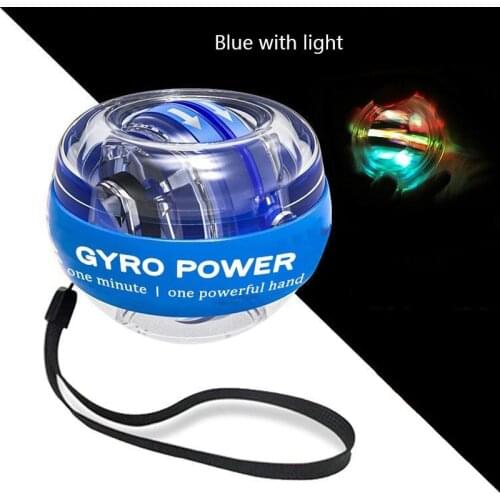 LED Gyroscopic Powerball Autostart Range Gyro Power Wrist Ball With Counter Arm Hand Muscle Force Trainer Fitness Equipment XJ