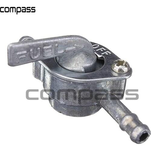 Fuel tap universal 6mm for moped, scooter, motorcycle and quad with closing function