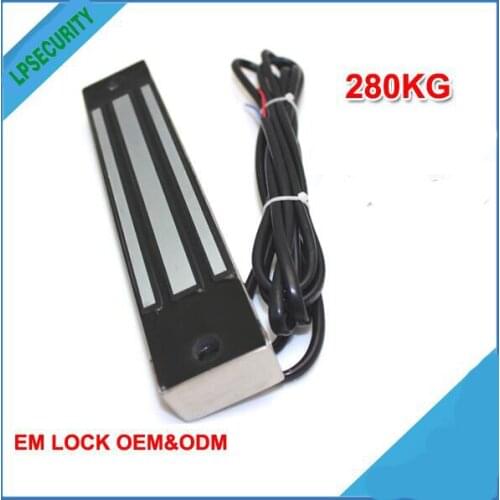 Waterproof Magnetic Lock 280KG 600Lbs Holding Force Outdoor use Lock Fail Safe Single door EM Lock Electronic