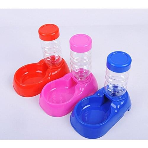 1Pcs Dog Automatic Feeders Plastic Water Bottle For Cat Bowl Feeding and Drinking Dog Water Dispenser For Cats Feeding Bowls