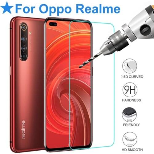 Tempered Glass For Oppo Realme 3 5 6 Q X X2 X50 Pro Lite Glass Screen Protector Tempered Glass For Realme Protective Film Glass