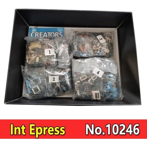 2350Pcs City Streetview Building Blocks Kits Detectives Office Compatible 10246 Bricks Creator Puzzle Toys Kids Girl Gifts