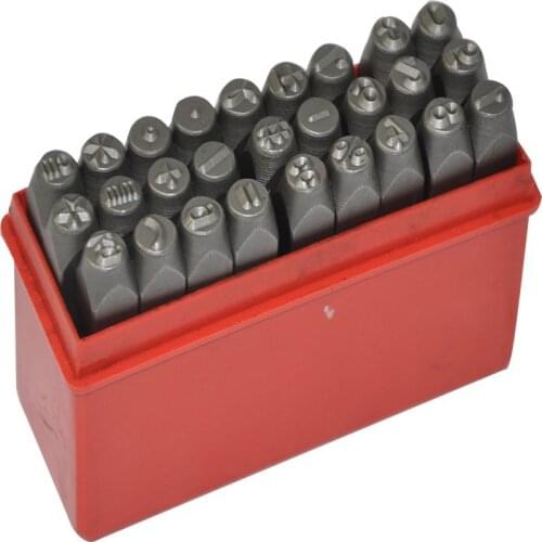 Letter Number Stamp Punch Set Hardware Tool Steel Metal Wood Leather Steel Punch Alphabet Letter Number Tool Leather craft Stamp
