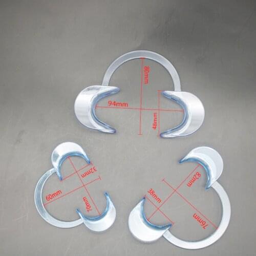 5pcs C Shape Mouth Opener Mouth Gag Dental Orthodontic Tool Food Grade Cheek Retractor Mouth Spreader Lip Oral Clean Opener