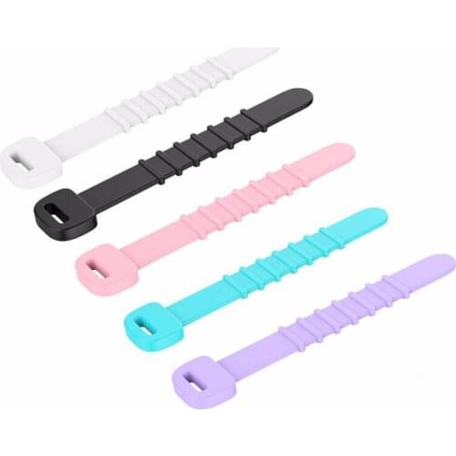 5PCS/Set Cable Ties Cord Organization Straps Strong Reusable Wire Management 95mm for Fastening Cable Cords and Wires