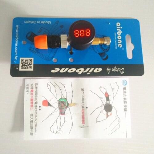 Airbone Bicycle, Motorcycle, Car ZT-618D LED Micro Pressure Gauge Pressure valve