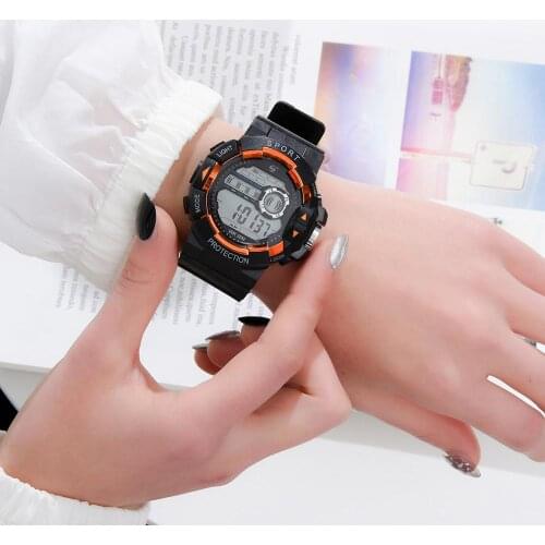 Luxury Mens Digital LED Watch Date Sport Men Women Outdoor Electronic Watch Alarm Waterproof Sports Watch Military relogio