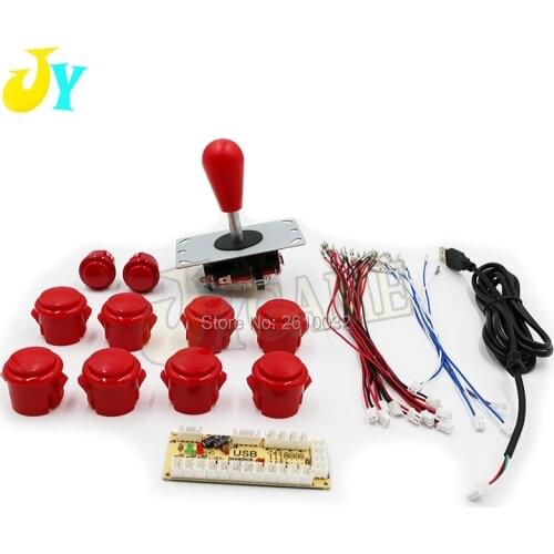 DIY Zero Delay Replacement Parts USB Arcade Encoder PC Joystick 4.8mm 2.8mm Terminal Push Button