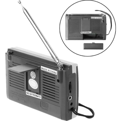 KK-9803 FM/MW/SW1-8 Full 10 Band Hi-Sensitivity Radio Receiver With Folding Kickstand