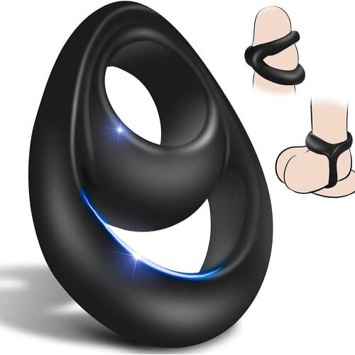 Penis Ring Delay Ejaculation Cock Rings Dick Enlarger Rings Couple Lover Mens Masturbator Adult Sex Toys for Men Erection