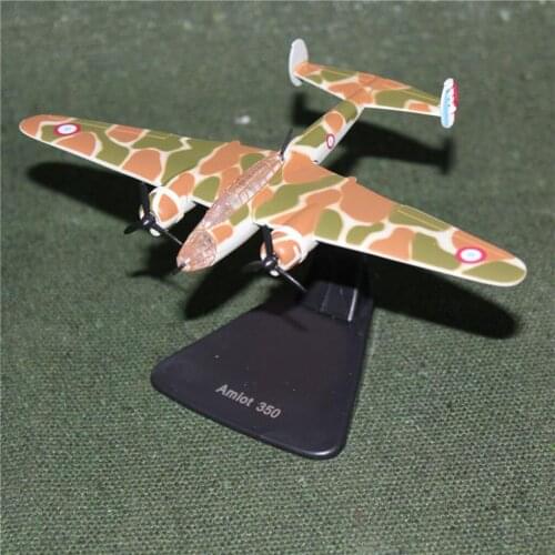 Die Cast Airplane Toys Metal Amiot 350 Bomber Plane for Kids Boys Plane Gift Collectibles - 1:144 Scale
