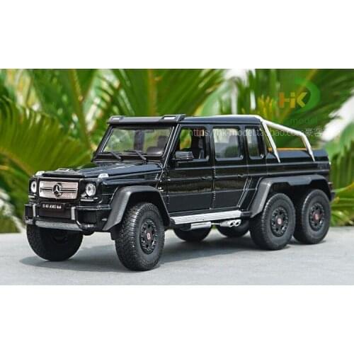 1/24 alloy die-casting simulation car model Mercedes-Benz G63 6*6 off-road vehicle adult collection childrens toy gift display