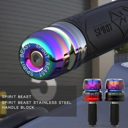 Motorcycle modified handlebar universal accessory handle block bike handle plug stainless steel motor handlebar balance block