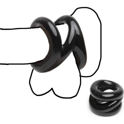 Male Penis Rings Erection Lasting Scrotum Bondage Cock Rings Adult Sex Toys for Men Delay Ejaculation Erotic Adult Sex Products