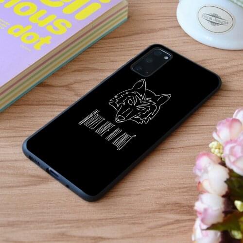 For Samsung Wolves Have No Kings Print Soft Silicone Matt Case TPU Cover Galaxy S Note M and Galaxy A