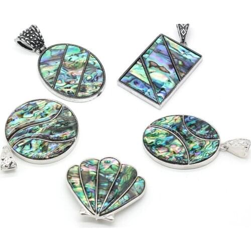 New Style Natural Shell Pendant Charms For Jewelry Making DIY Necklace Anklet Accessory