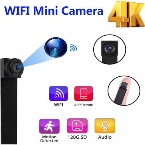 HD 4K DIY Portable WiFi IP Mini Camera P2P Wireless Micro Webcam Camcorder Video Recorder Support Remote View