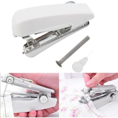 Portable Needlework Cordless Home Sewing Machine Quick Table Mini Handheld Manual Single Stitch Fabric Clothes Sewing Machine