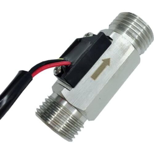 SUS 1/2" water Hall Turbine stainless steel flow sensor meter