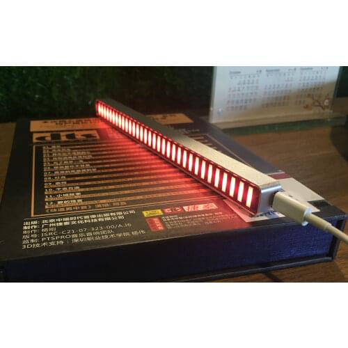 LED Color RGB Music Level Rhythm Spectrum Shows On-board Voice-controlled Sound-picking Atmosphere Light
