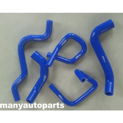 High performance FOR Ford Falcon BA BF XR6 Turbo Silicone Radiator Hose Kit BLUE