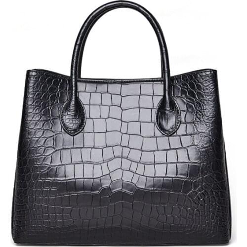 YL0096 Crocodile Quality Real Leather Luxury Handbag Womens Famous Brands High Quality Fashionable Womens Bag