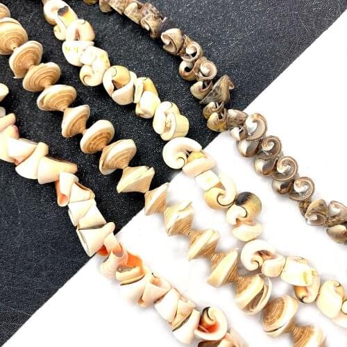 Summer Shell Conch Bead Lady Necklace Natural Conch Bead Chain Rope Necklace Jewelry Beach Accessories Charm Wholesale