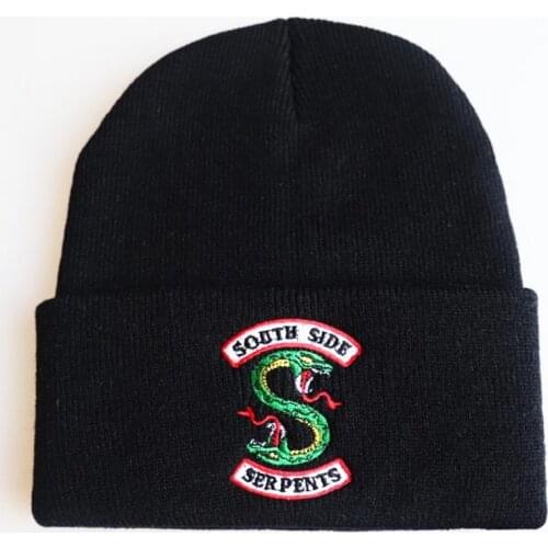 Riverdale Cosplay Hats Beanie Cap Winter Knitted Embroidery Hat Archie Betty Veronica Women Men Adult