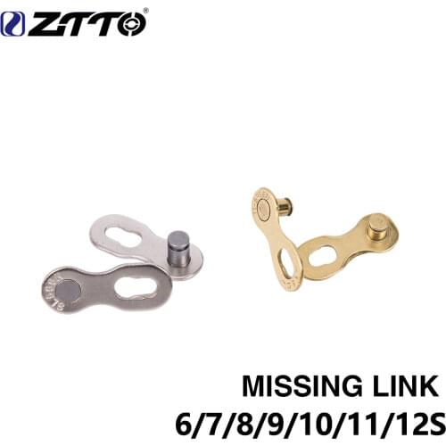 ZTTO 1 Pair ZTTO MTB Mountain Bike Road Bicycle Parts 6s 7s 8s 9s 10s 11s Speed Magic Master Missing Link Chain lockfor K7 Chain