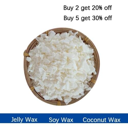 100g / Bag Smokeless Soy Wax For Candles Candle Making Materials Scented Candles Made From Waxing Soy Wax Candle and Wax Materia