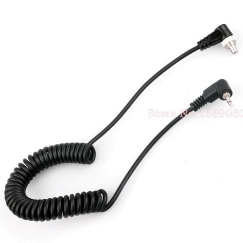 2.5m to Male FLASH PC Sync Cable Cord with Screw Lock For YONGNUO RF-602TX Wansen PT-04 NE GY PT-16 NE GY PIXEL TR-331RX TF-321