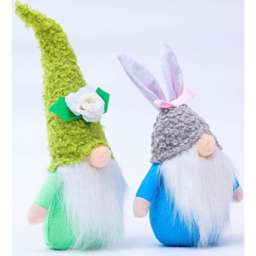 2021 Faceless Doll Bunny Dwarf Doll Funny Elf Doll Ornaments Cute Mini Dwarf Plush Doll Stuffed Toy Adult Kids Mothers Day Gift