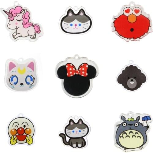 5Pcs Transparent Acrylic With Hole DIY Hairpin Jewelry Crafts Material Nail Art Flatback Resin Decoration Applique,5Yc18402