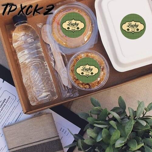 500pcs/roll Of 1.5 Inch St. Patricks Wedding Birthday Stickers Sealing Stickers DIY Handmand Gifts Party Decoration Accessories