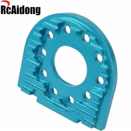 Aluminum Motor Mount Plate Heat Sink For 1/10 Tamiya TT-02/TT02B/TT02D 54558 (OP1558) RC Drift Car Upgrades Parts - Blue