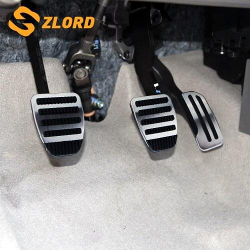 Zlord Car Pedals for Nissan Maxima 2012 - 2015 AT MT Stainless Steel Auto Pedals Pads Protection Covers Accessories