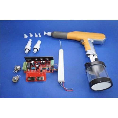 Digital manual electrostatic experiment lab 100KV machine powder coating spray gun system for Gema
