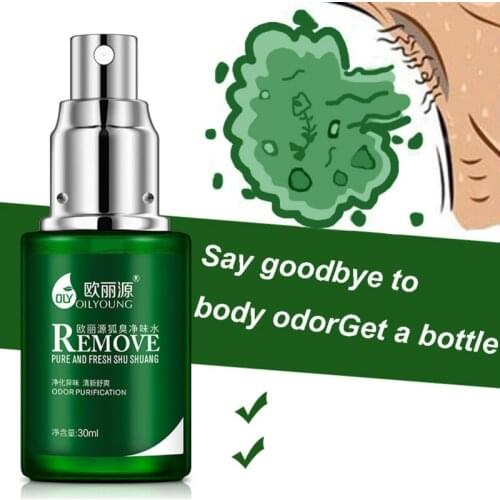 Summer Dress Deodorants Spray Remove Body Odor Reduce Sweat Secretion Antiperspirant Liquid For Underarm Men Women