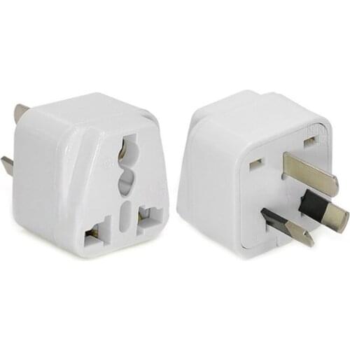 WD-16N Half Rubber Cover Travel Plug Adaptor Power Adapter 3 Pin Flat Plug NZ AU Converter Charger For Australia New Zealand