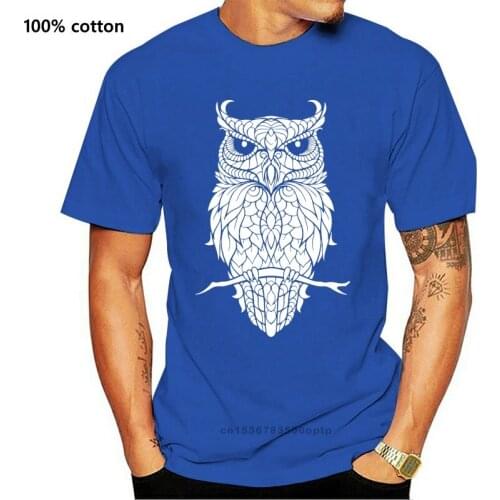 T-Shirt Owl Boho Abstract Eule Wasted Unisex T-Shirt Cotton Casual NEW TOP 3D Men Hot Cheap Short Sleeve Male T Shirt